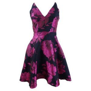 EUC, Floral Brocade Dress
